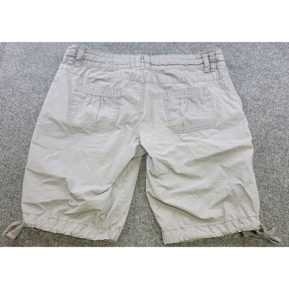Op Ocean Pacific Womans Vintage Sz 11 Gray 4 Pocket Bermuda Short Classic 90's - Picture 2 of 4